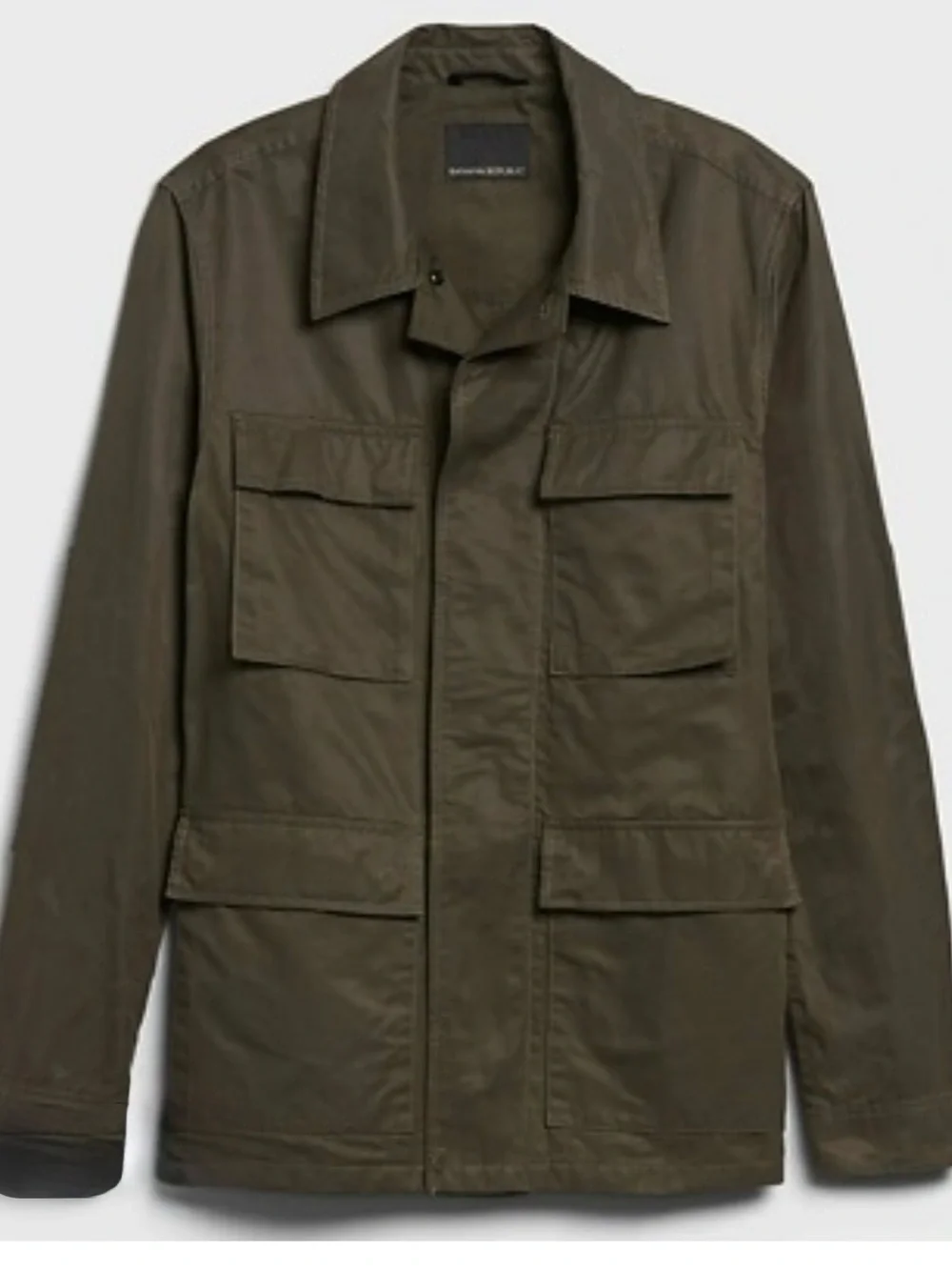 Banana Republic Water-Resistant Waxed Cotton Field Jacket 746130